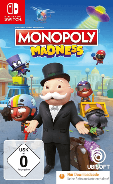 Monopoly And Monopoly Madness box art for Nintendo Switch